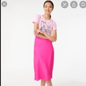 J crew pull on slip skirt